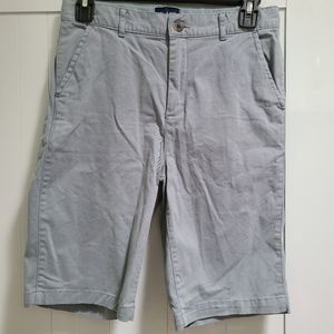 Boys Uniform Stretch Chino Shorts - Fin Gray